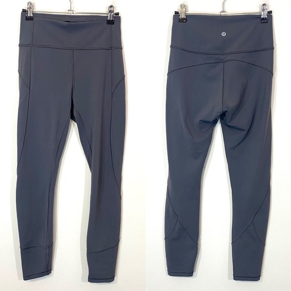 Lululemon In Movement 25” Titanium Grey 6 - Picture 2 of 7